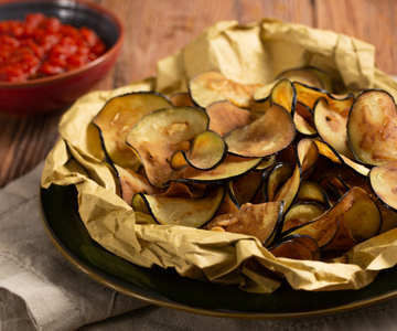 Frittierte Auberginen