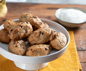 Kekse mit reifen Bananen