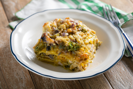 Leichte vegetarische Lasagne