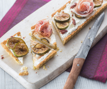 Herzhafte Feigentarte