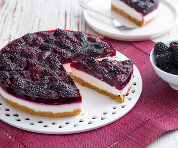 Brombeer-Cheesecake