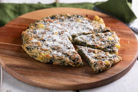 Pizza mit Friarielli und Kartoffeln