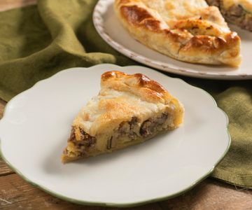 Herzhafte Kartoffel-Salsiccia-Tarte