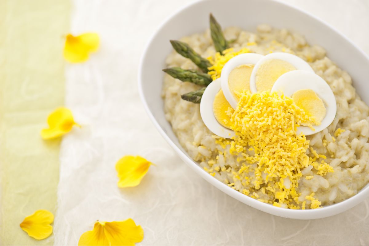 Risotto mimosa