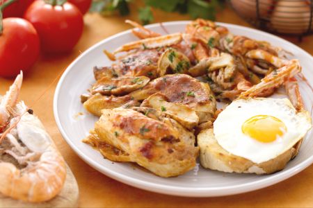 Hühnchen nach Marengo-Art