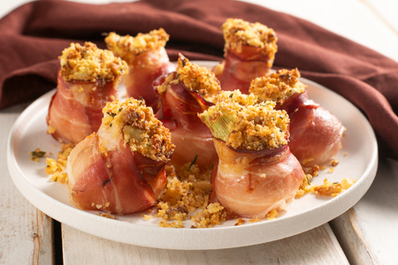 Frühlingszwiebel-Röllchen