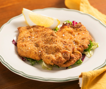 Panierte Hähnchenschnitzel aus der Heißluftfritteuse