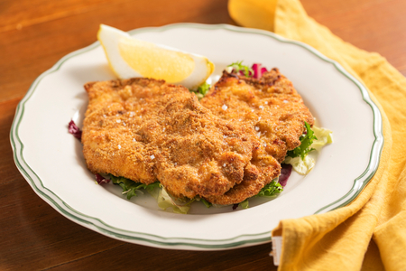 Panierte Hähnchenschnitzel aus der Heißluftfritteuse