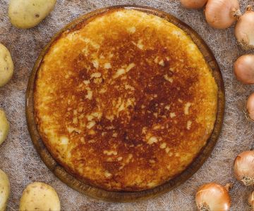 Frico mit Kartoffeln und Zwiebeln