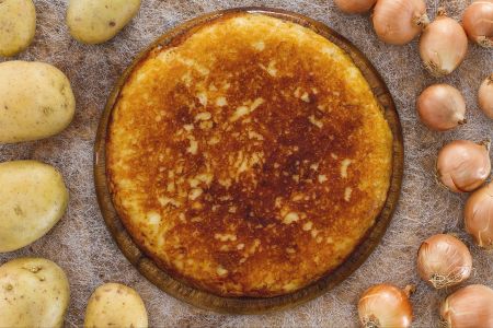 Frico mit Kartoffeln und Zwiebeln
