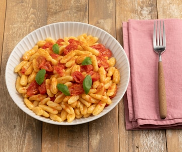 Cavatelli mit Bottarga und Kirschtomaten