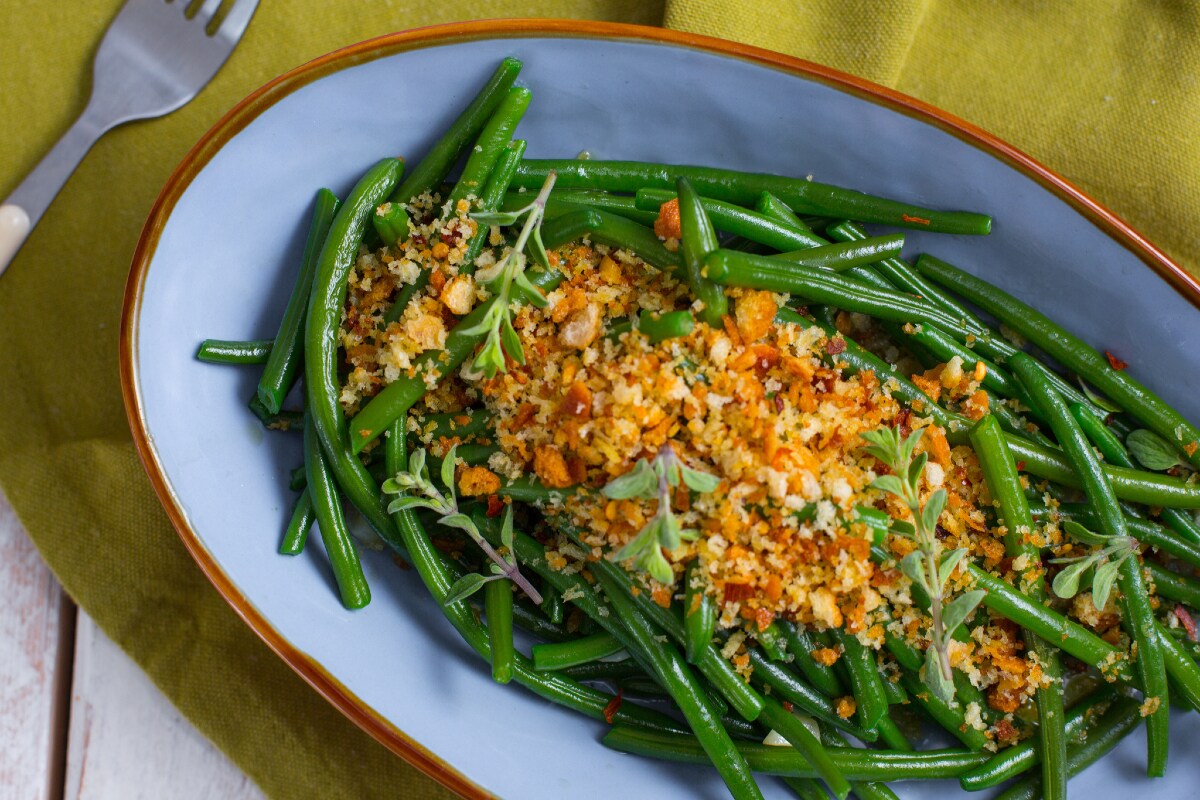 Grüne Bohnen mit Knoblauch