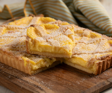 Knusprige Zitronencreme-Tarte