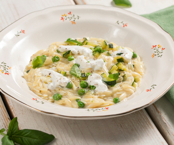 Cremige Frühlings-Pastina