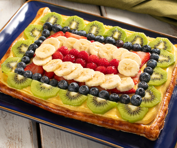 Blätterteig-Tarte mit Obst