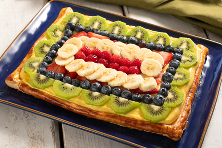 Blätterteig-Tarte mit Obst