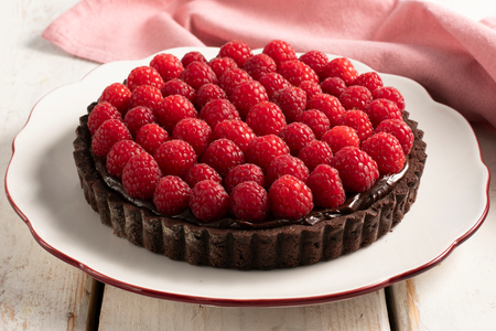 Schoko-Himbeer-Tarte