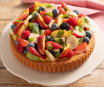 Weiche Obsttarte