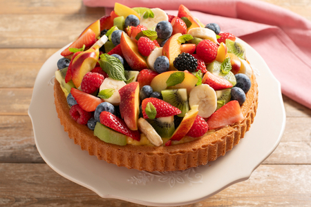 Weiche Obsttarte