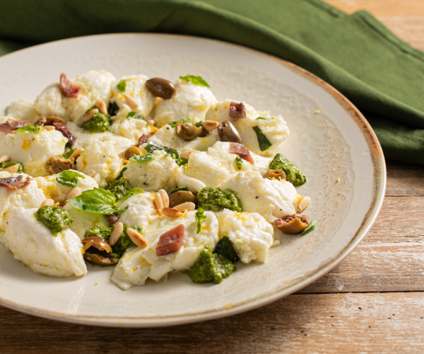 Marinierter Mozzarella auf ligurische Art