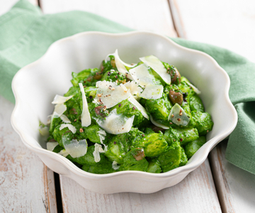 Kartoffelsalat mit Rucola-Creme