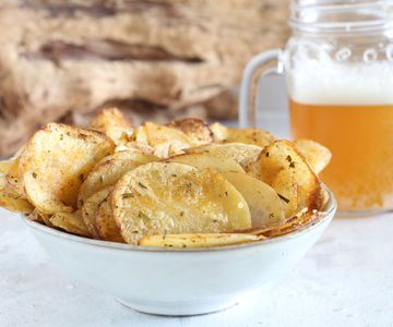 Kartoffelchips aus der Heißluftfritteuse
