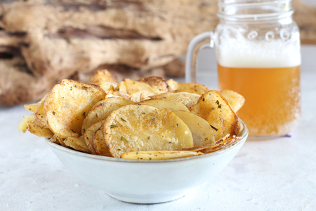 Kartoffelchips aus der Heißluftfritteuse