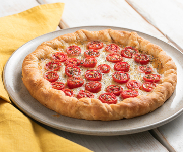 Quiche mit Cherrytomaten und Stracchino