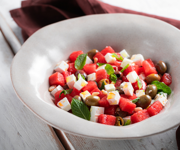 Wassermelonen-Feta-Salat