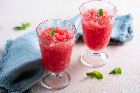 Wassermelonen-Sorbet ohne Eismaschine