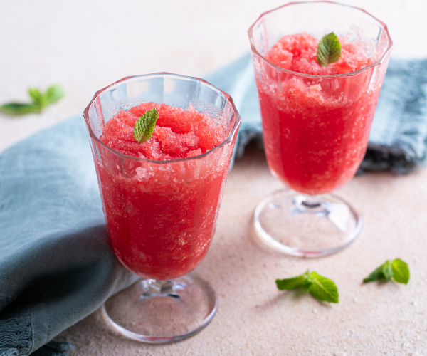 Wassermelonen-Sorbet ohne Eismaschine