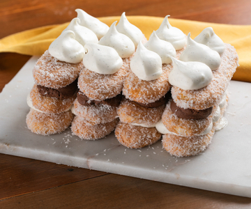 Vanille-Kokos-Schoko-Dessert