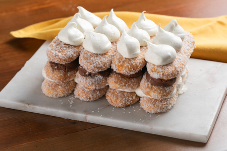 Vanille-Kokos-Schoko-Dessert