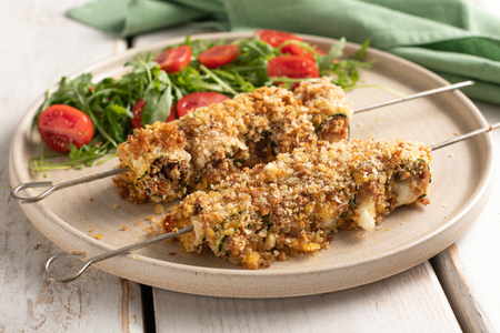 Zucchinispieße aus dem Ofen