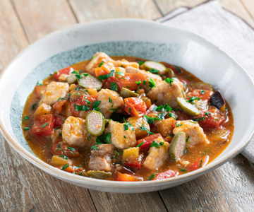 Mediterrane Schwertfisch-Häppchen