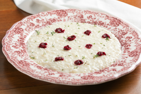 Risotto mit roter Bete und Robiola
