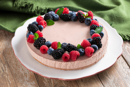 Leichter Beeren-Cheesecake