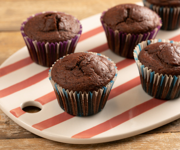 Joghurtmuffins mit Kakao