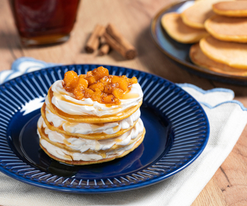 Vegane Kürbis-Pancakes