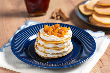 Vegane Kürbis-Pancakes