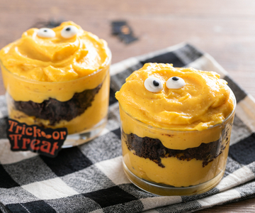 Halloween-Dessert im Glas