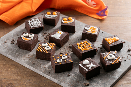 Halloween-Schoko-Fudge