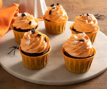 Halloween-Cupcakes aus der Heißluftfritteuse