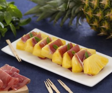 Schinken und Ananas