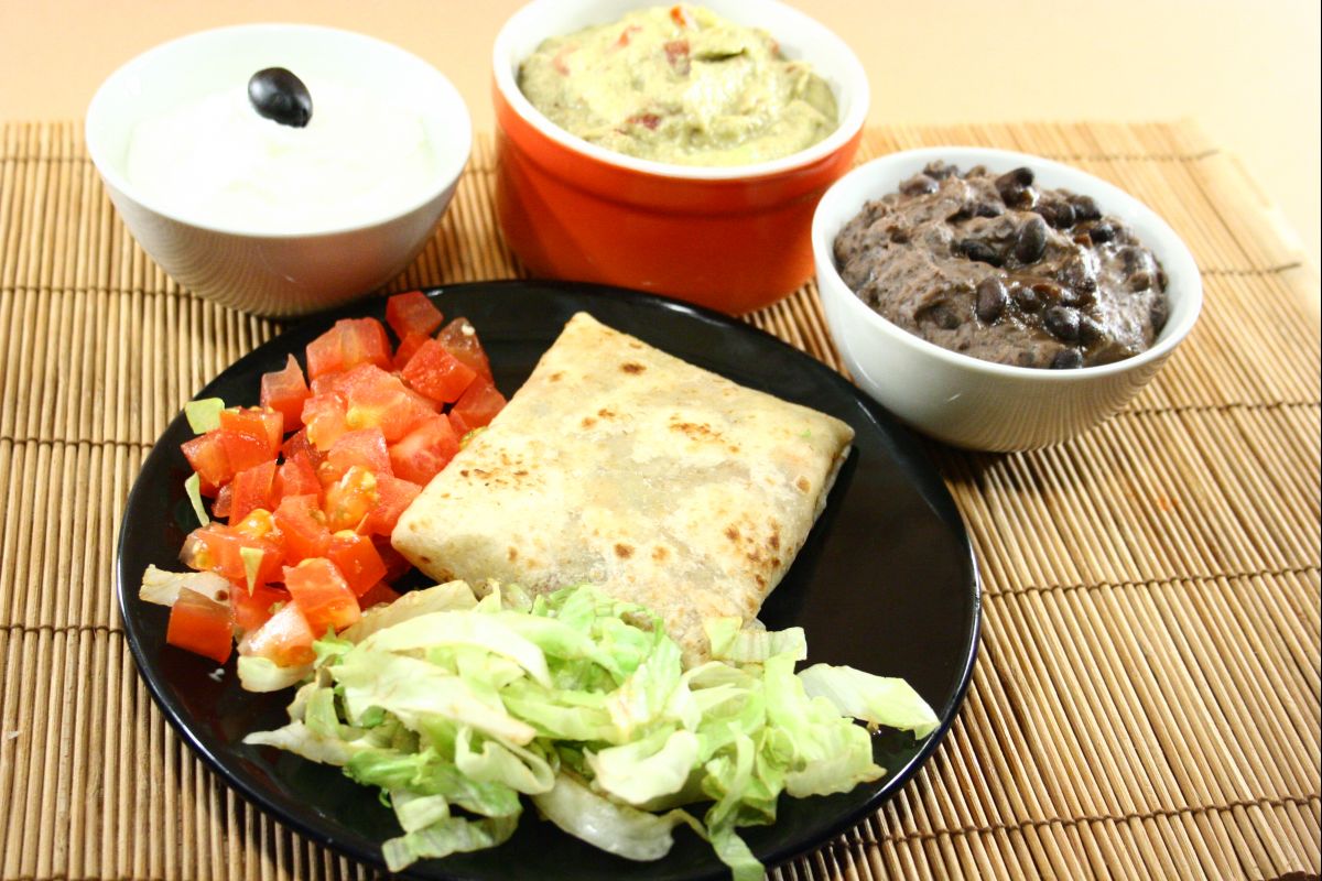 Burrito mit Gemüse