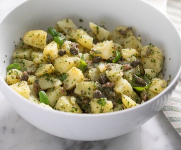 Kartoffelsalat mit Grünzeug