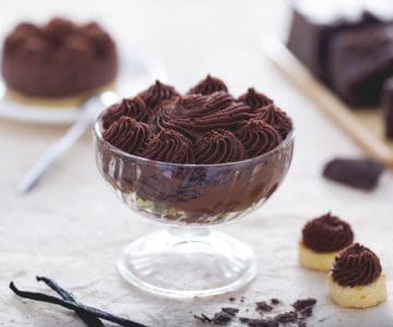 Schokoladenmousse mit Vanillearoma
