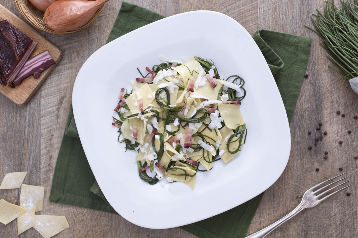 Maltagliati mit Mönchsbart