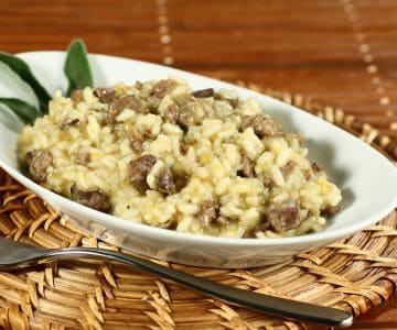Risotto mit Hühnerleber