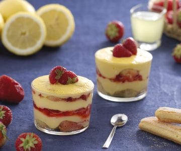 Erdbeer-Tiramisu mit Limoncello-Creme